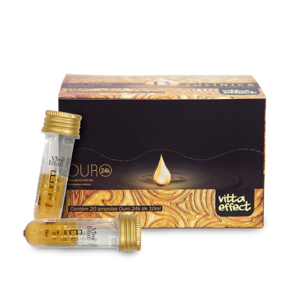 Hair Botox Treatment Gold - Btulínica Vitta Effect 10ml (box with 20 ampoules) Clorofitum