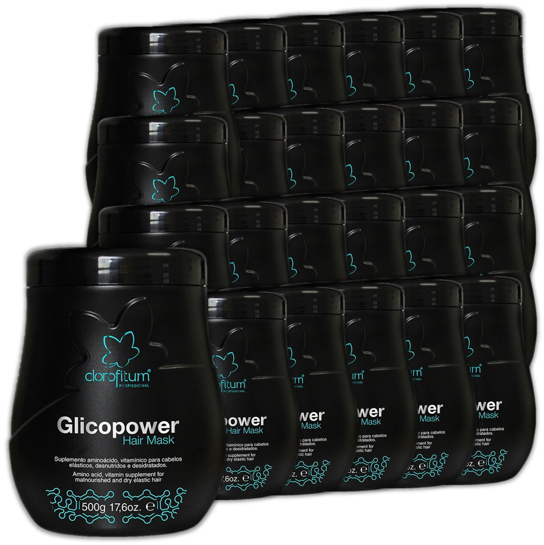 Glicopower Hair Mask 500g (17.6 oz) Clorofitum - box with 24 units